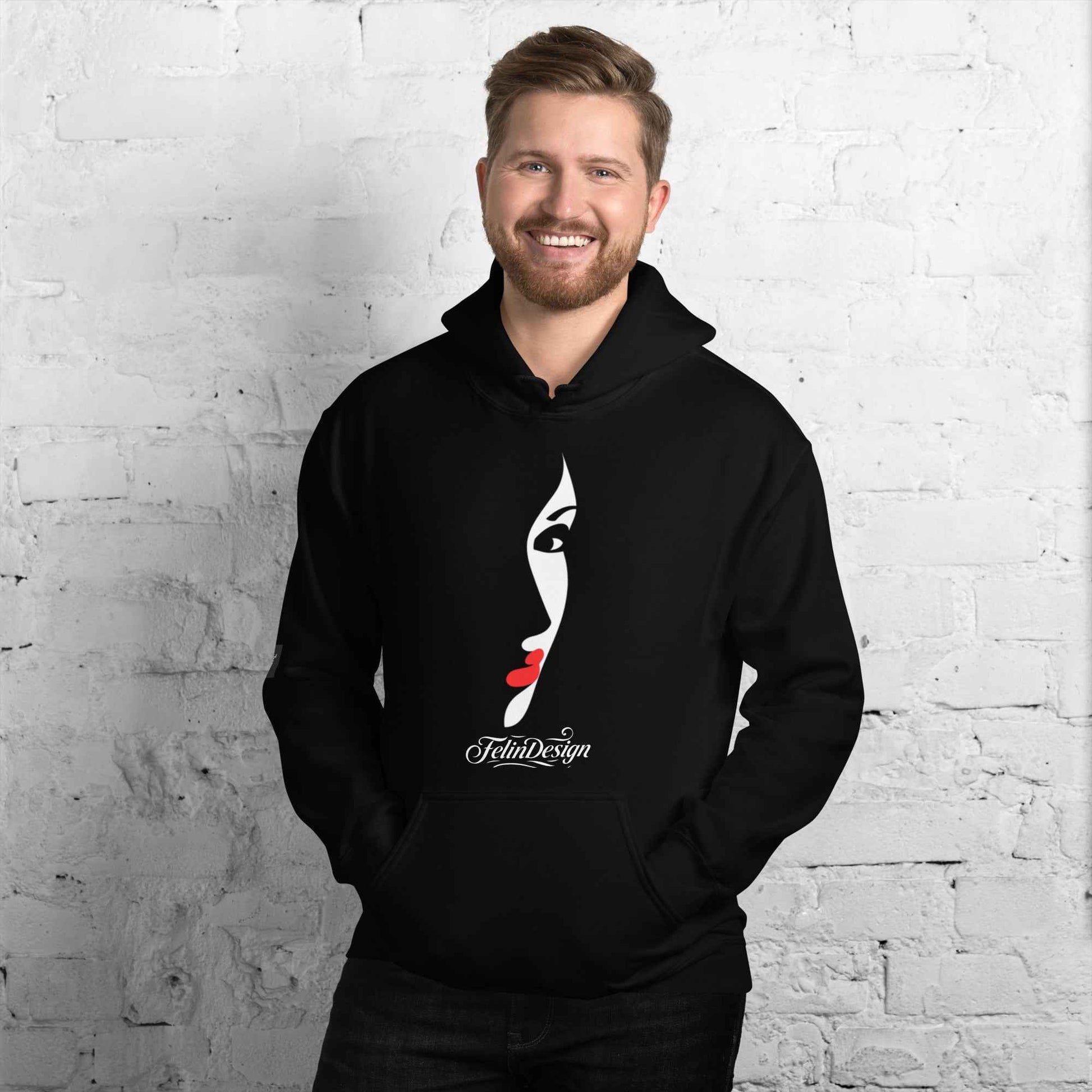 Unisex Hoodie  Sweatshirt Double Take Jazz in the Eyes FelinDesign