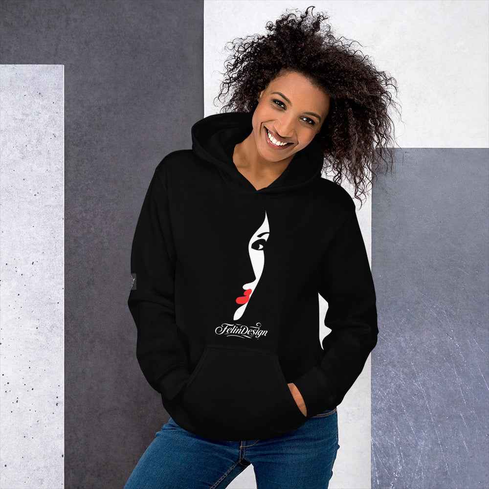Unisex Hoodie  Sweatshirt Double Take Jazz in the Eyes FelinDesign