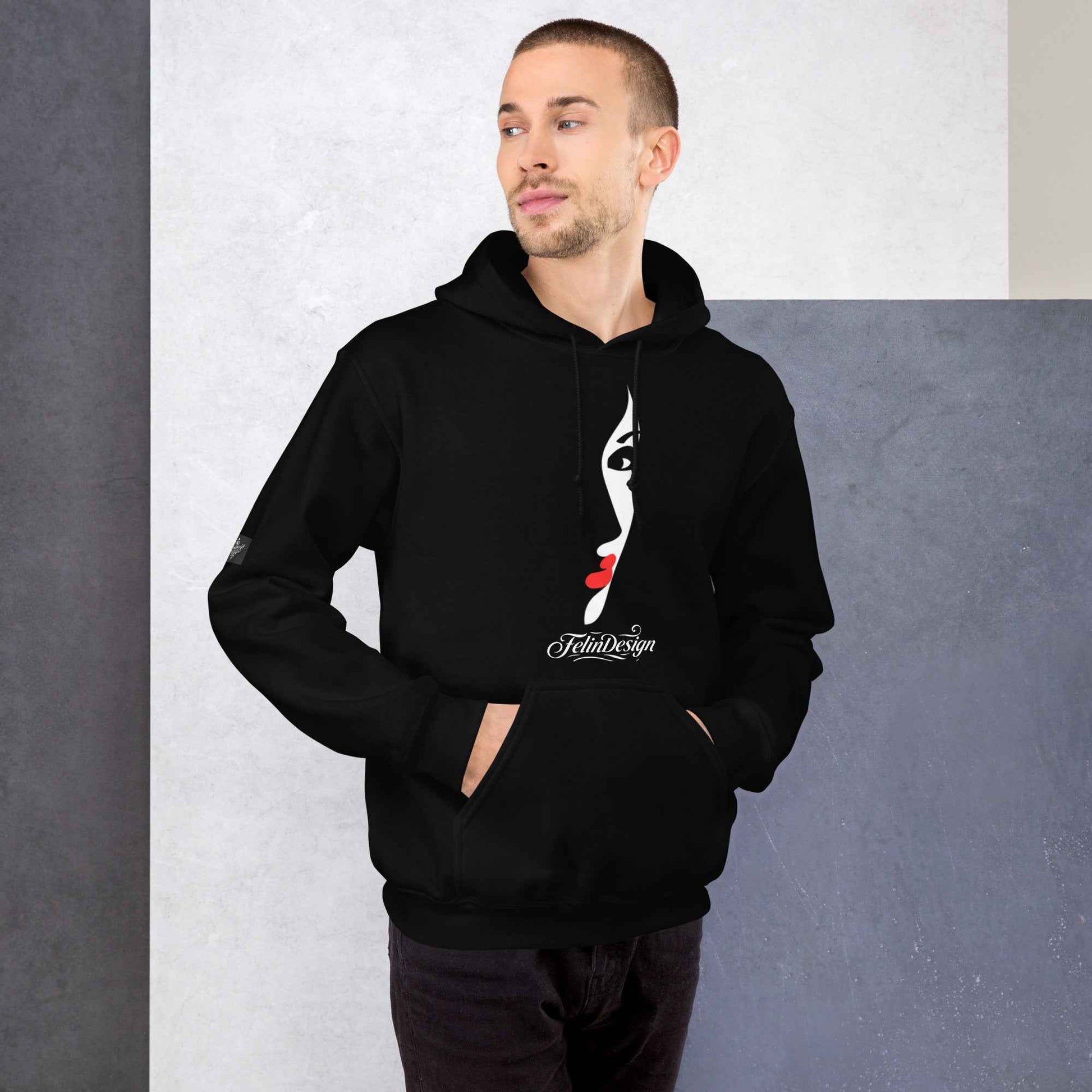 Unisex Hoodie  Sweatshirt Double Take Jazz in the Eyes FelinDesign