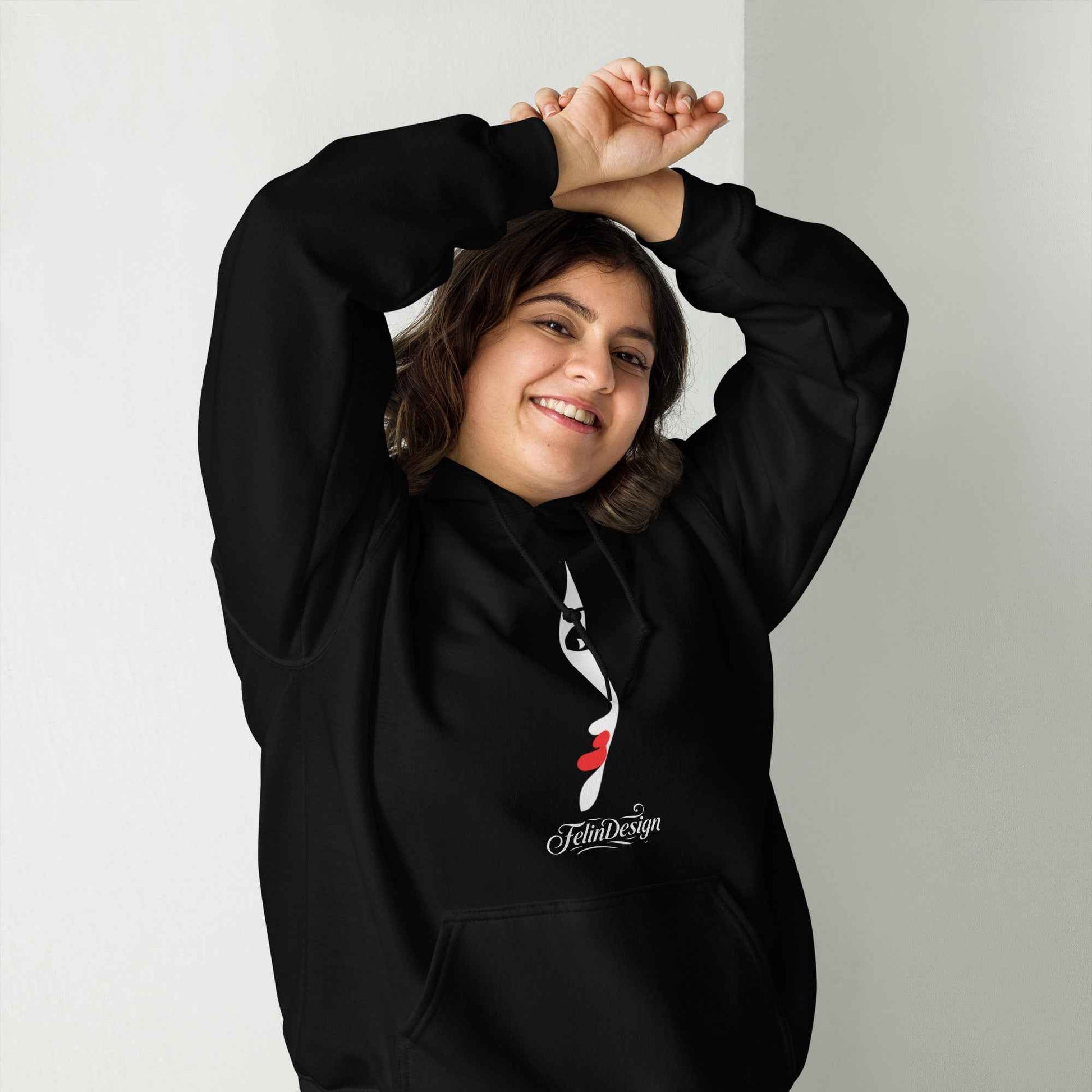 Unisex Hoodie  Sweatshirt Double Take Jazz in the Eyes FelinDesign