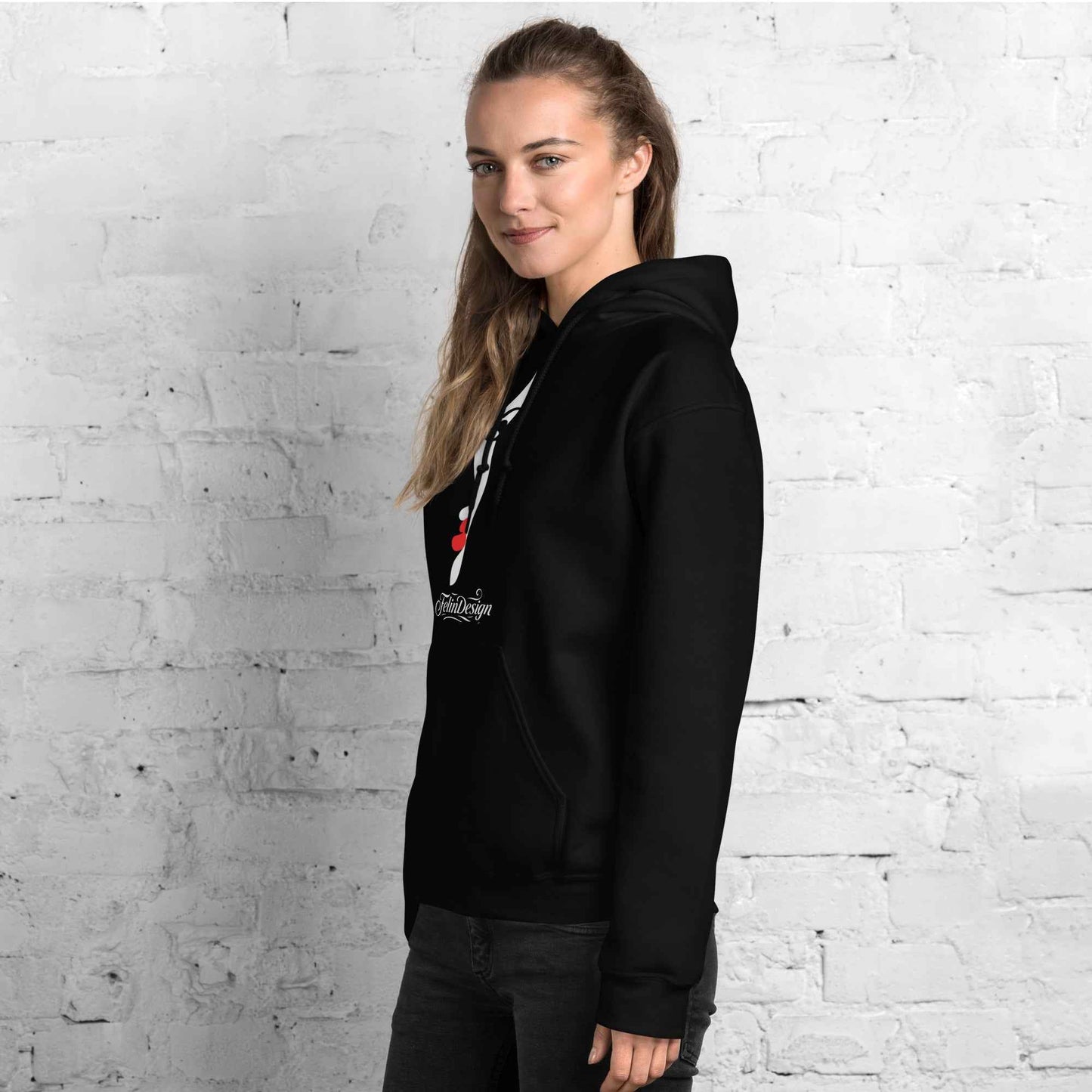Unisex Hoodie  Sweatshirt Double Take Jazz in the Eyes FelinDesign