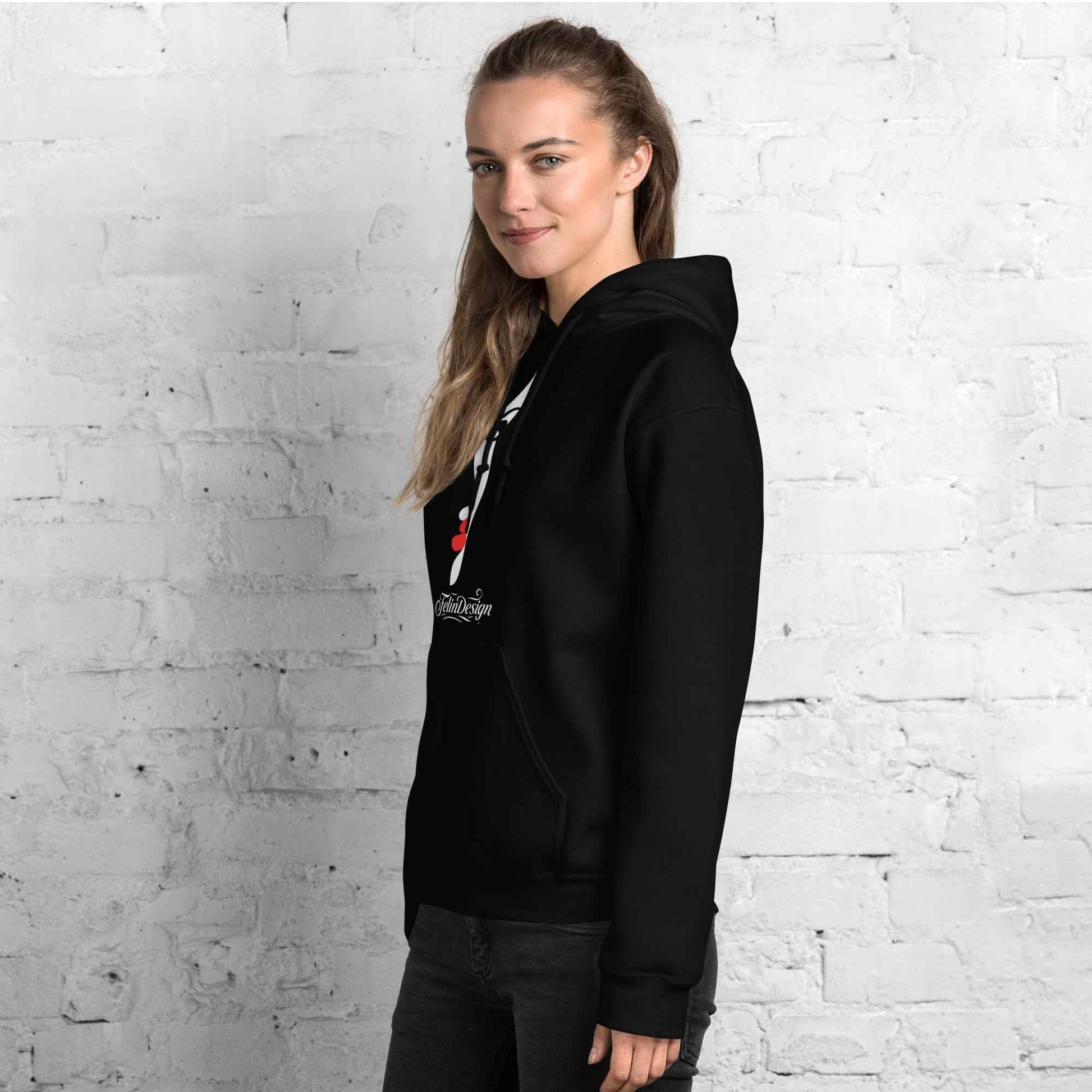 Unisex Hoodie  Sweatshirt Double Take Jazz in the Eyes FelinDesign