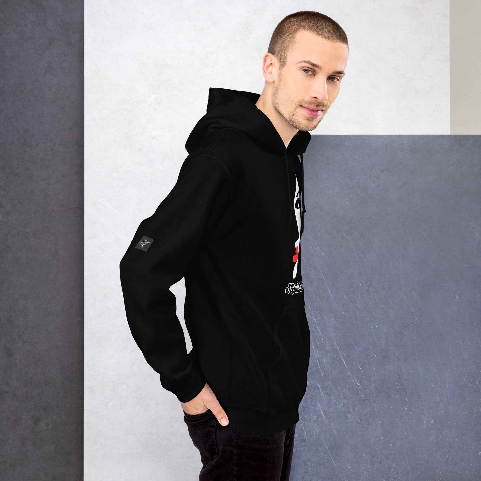 Unisex Hoodie  Sweatshirt Double Take Jazz in the Eyes FelinDesign