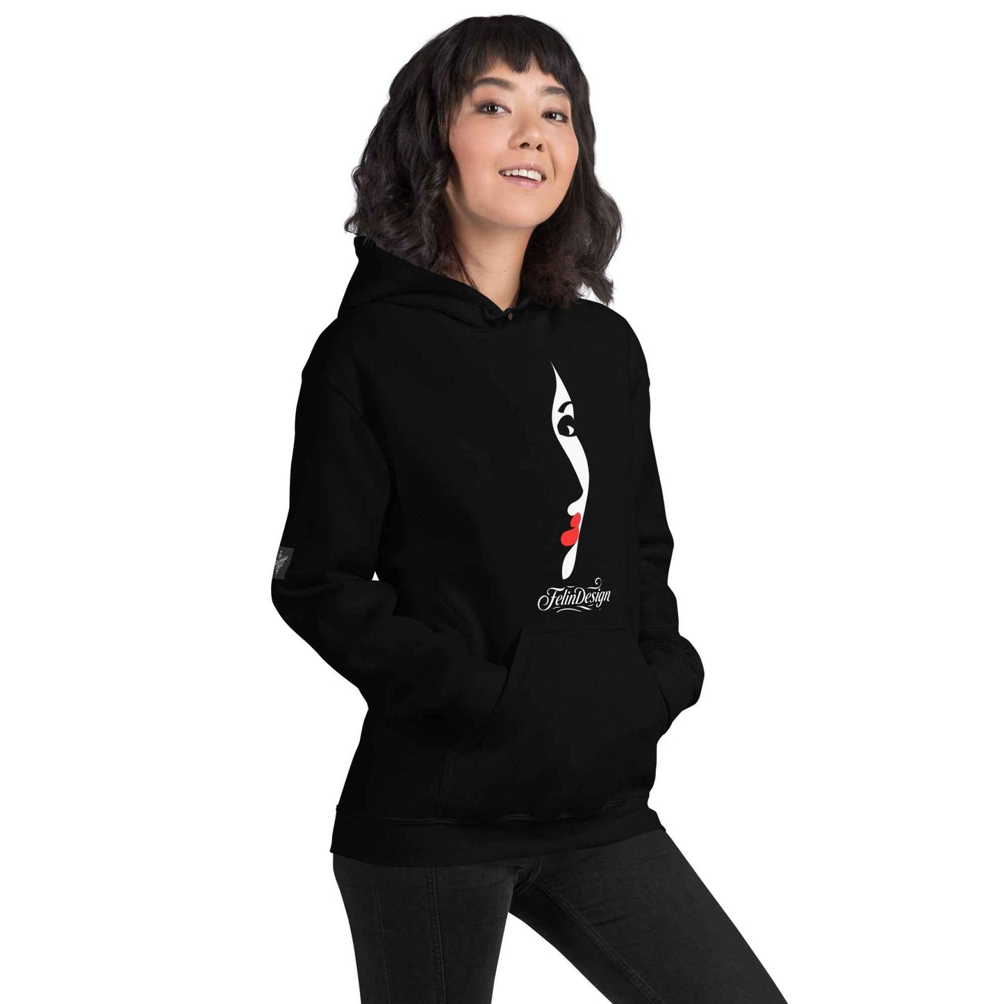 Unisex Hoodie  Sweatshirt Double Take Jazz in the Eyes FelinDesign