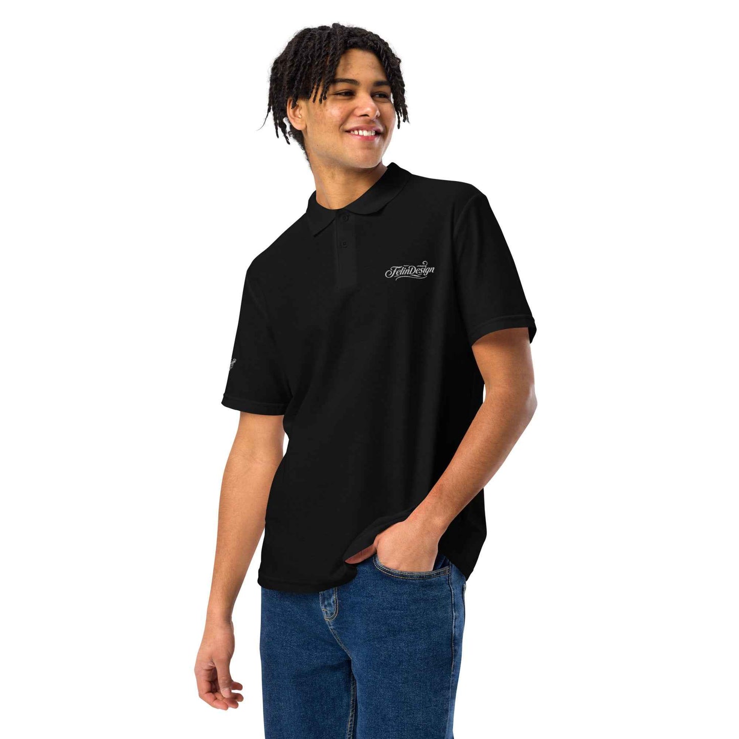 Unisex pique polo shirt FelinDesign