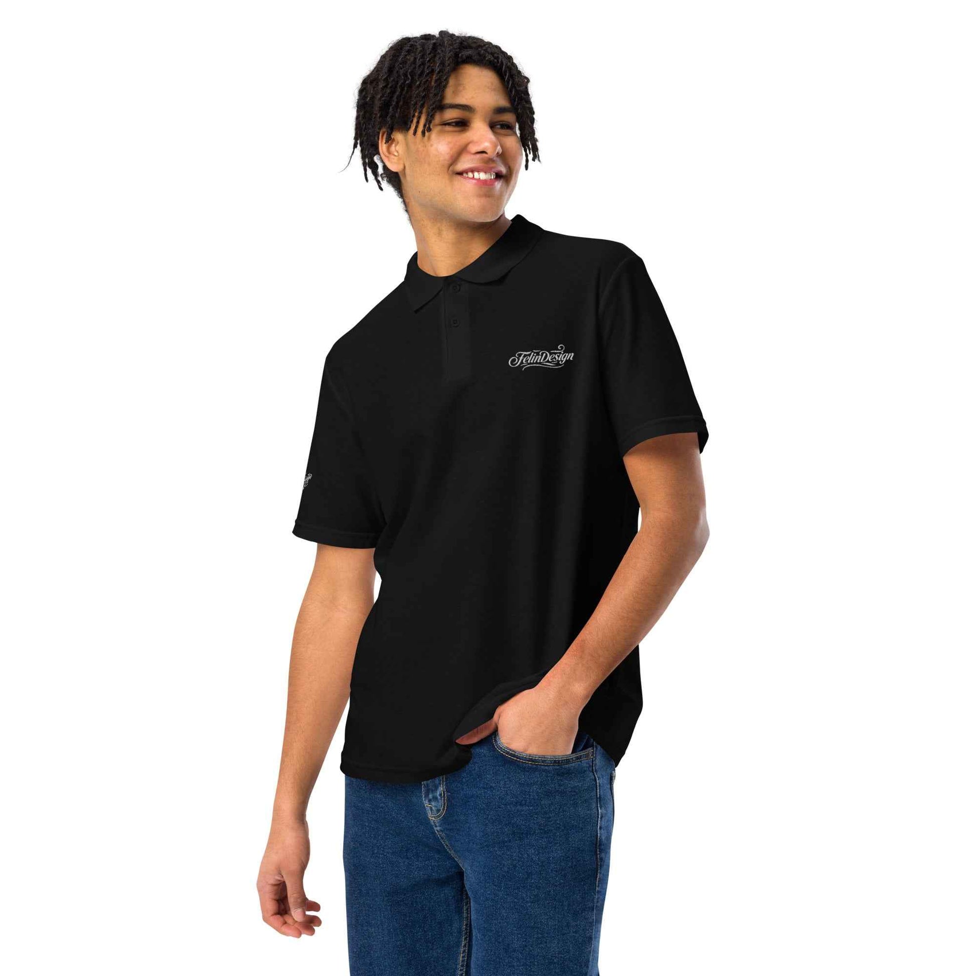 Unisex pique polo shirt FelinDesign