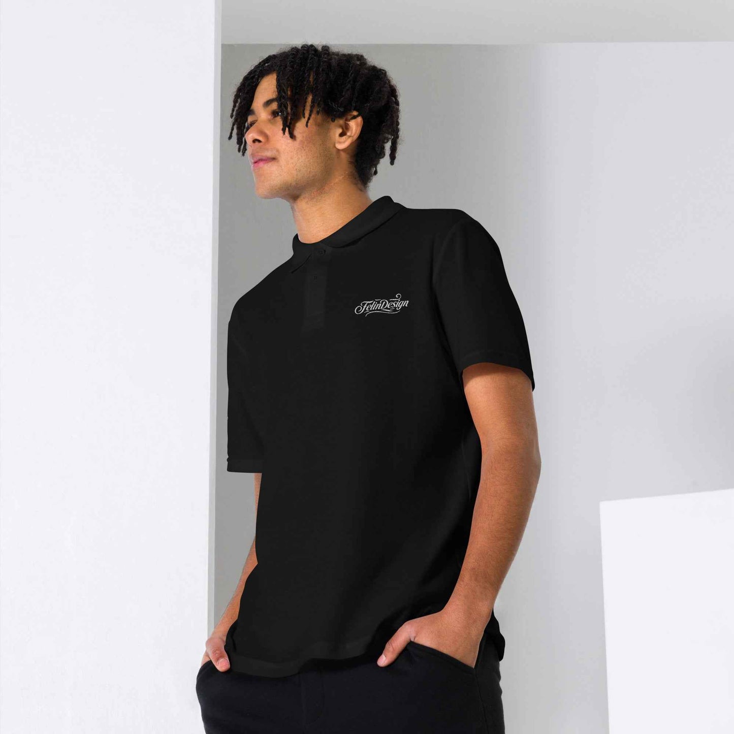 Unisex pique polo shirt FelinDesign
