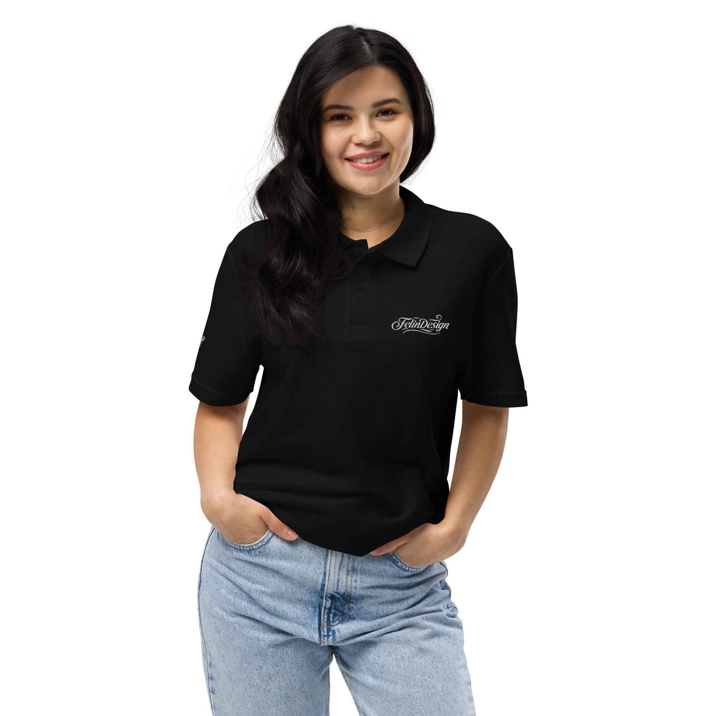 Unisex pique polo shirt FelinDesign