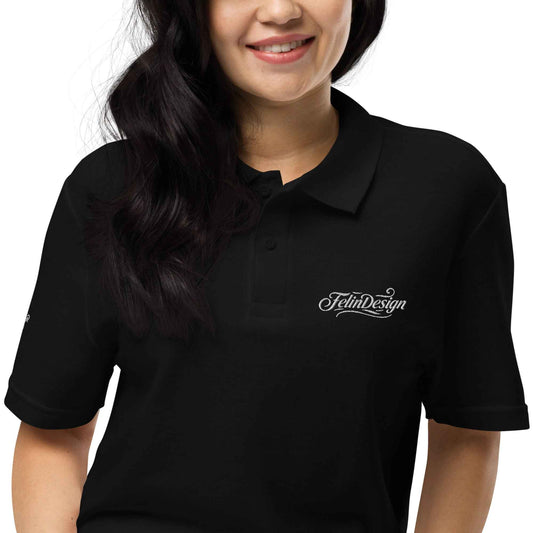Unisex pique polo shirt FelinDesign