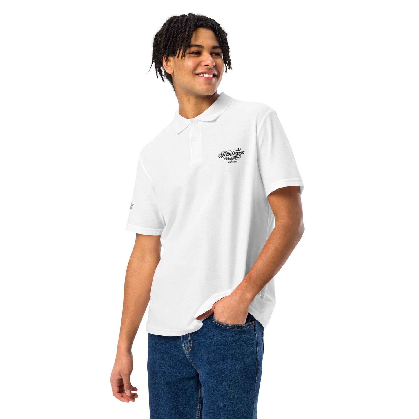 Unisex pique polo shirt FelinDesign