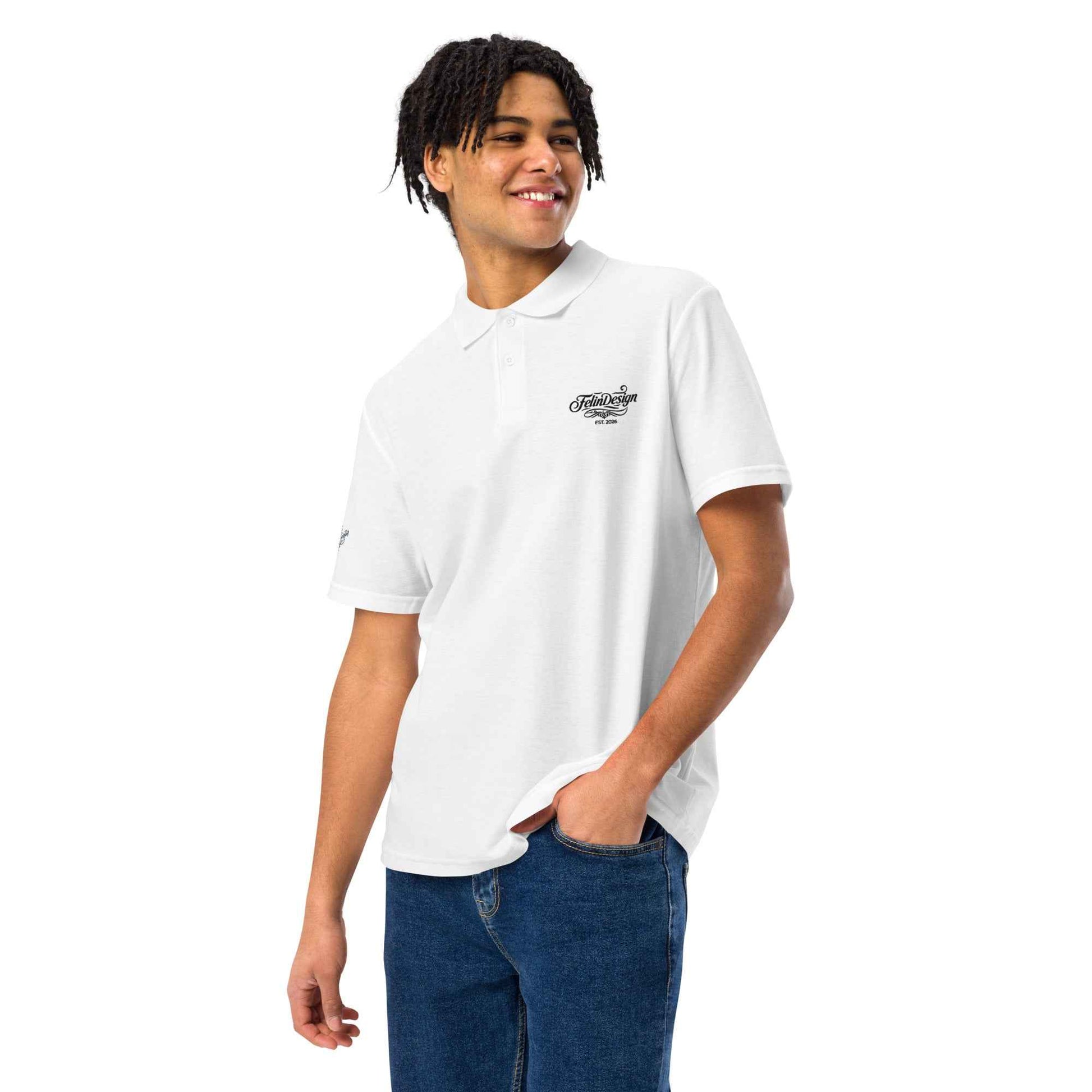 Unisex pique polo shirt FelinDesign