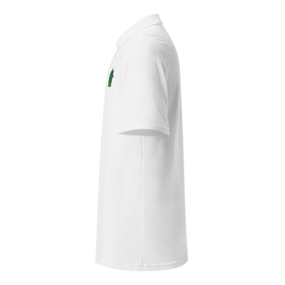 Unisex pique polo shirt Tennis logo Elegant embroidery FelinDesign