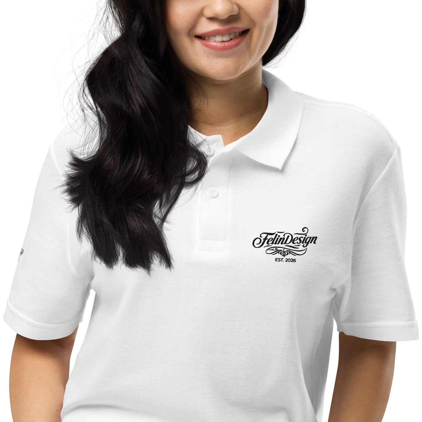 Unisex pique polo shirt FelinDesign