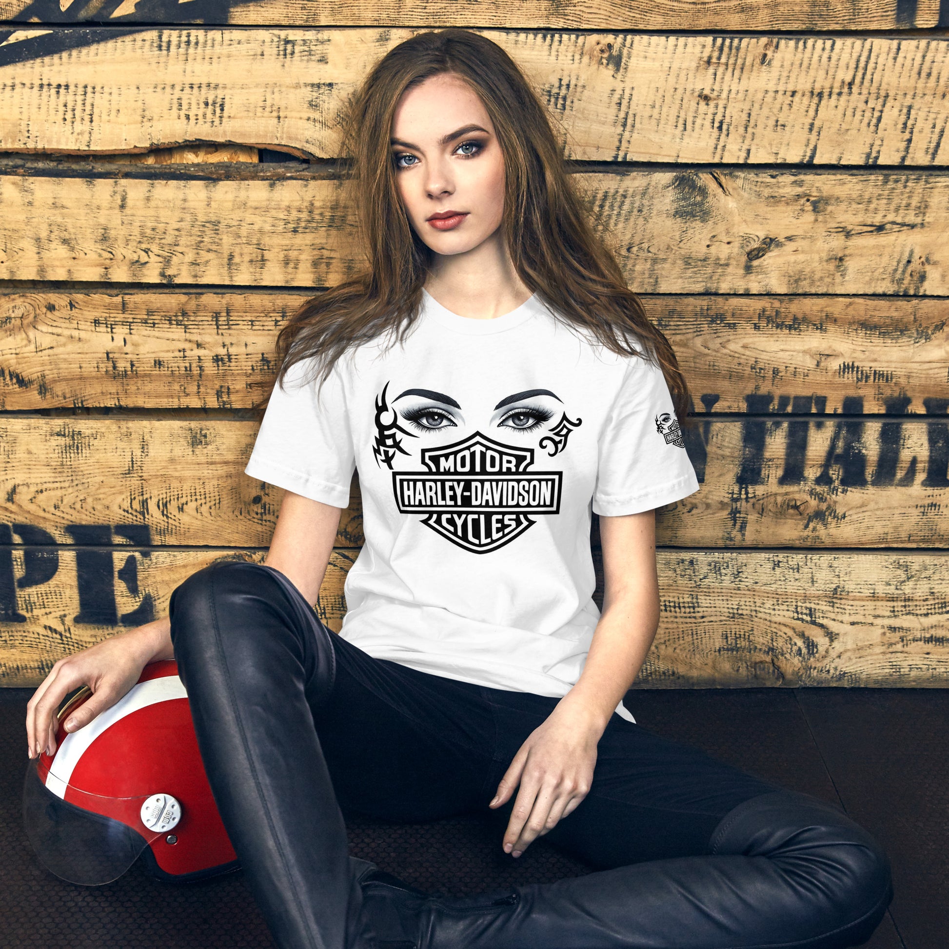 FelinDesign Unisex Harley Davidson T-Shirt Vintage Motorcycle Tee Casual Biker Shirt - FelinDesign