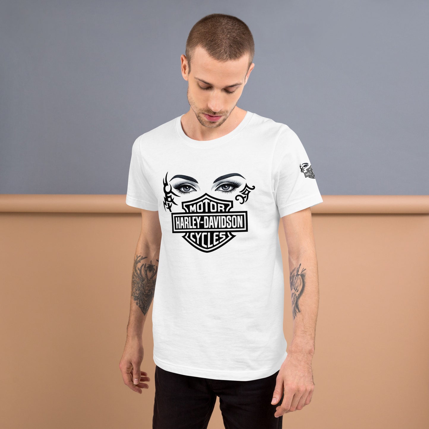 FelinDesign Unisex Harley Davidson T-Shirt Vintage Motorcycle Tee Casual Biker Shirt - FelinDesign