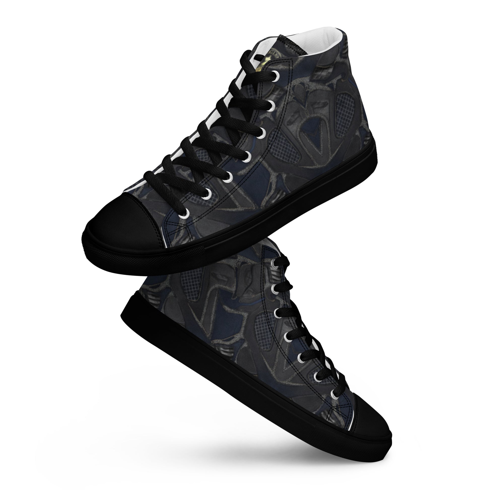 Women’s high top canvas shoes - FelinDesign