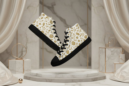 Sneakers Women  FelinDesign Canvas shos High Top Sneakers | Chic Fashion Footwear | Trendy & Comfortable | Size Options Available - FelinDesign