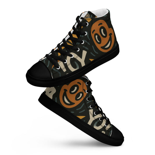 High-Top Fashion Women's Canvas Sneakers | Comfortable & Trendy Casual Shoes for Everyday Wear | Stylish Women's Footwear - FelinDesign