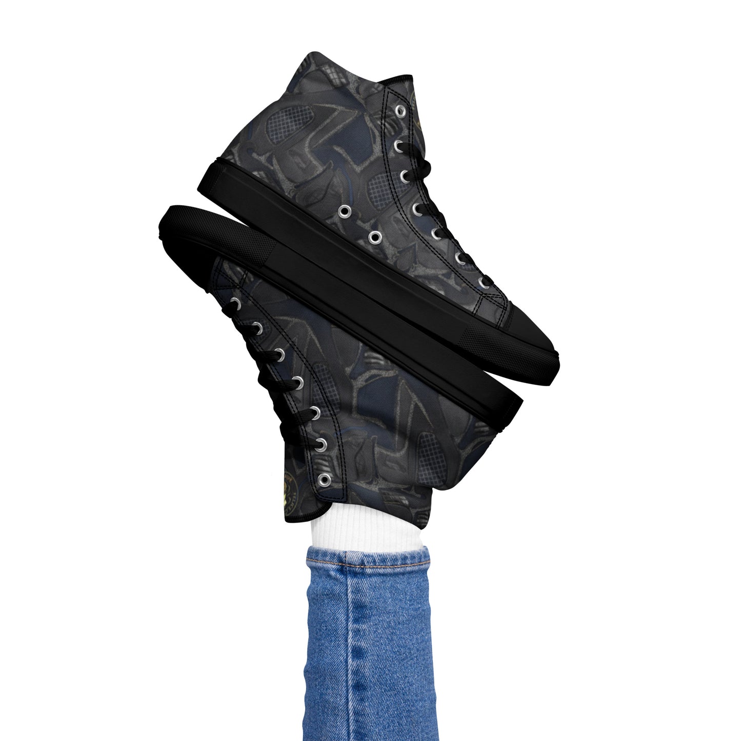 Women’s high top canvas shoes - FelinDesign