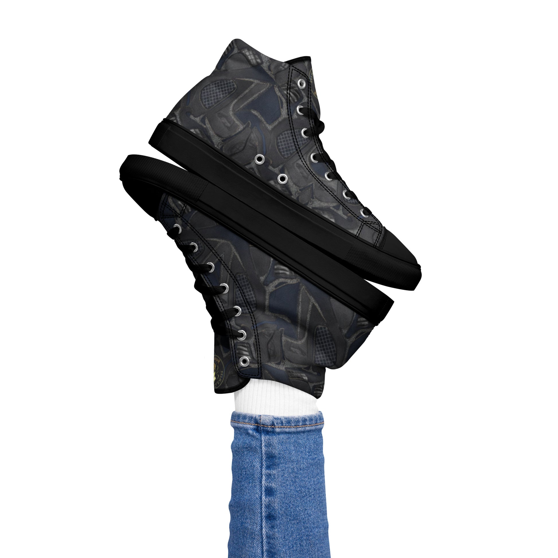 Women’s high top canvas shoes - FelinDesign