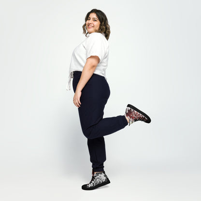 Women’s high top canvas shoes - FelinDesign