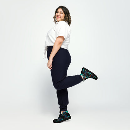 Fashionable Sneakers for Women | Comfy & Trendy Women's Canvas High Tops | Casual Sports Shoes | Stylish Footwear 432 - FelinDesign