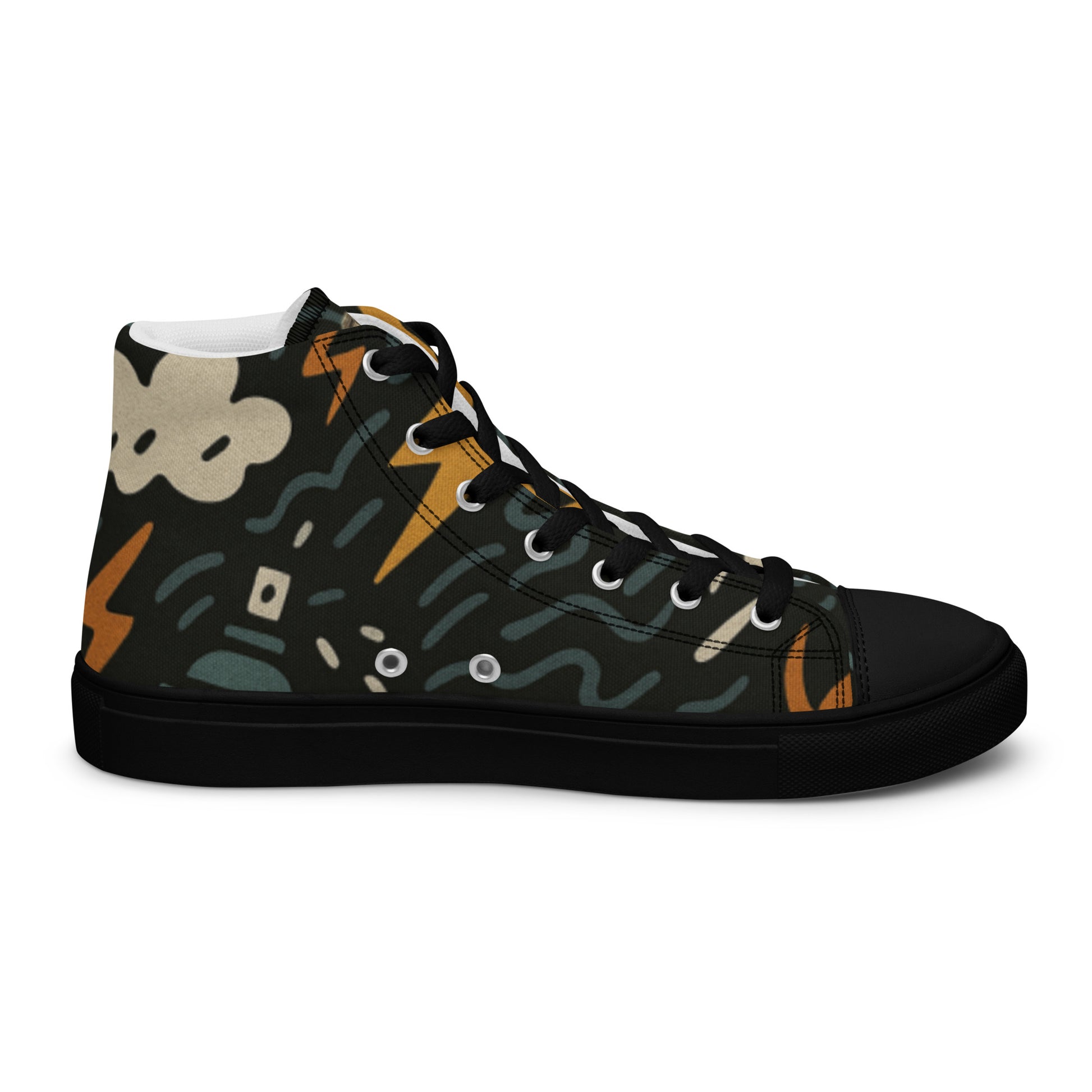 High-Top Fashion Women's Canvas Sneakers | Comfortable & Trendy Casual Shoes for Everyday Wear | Stylish Women's Footwear - FelinDesign