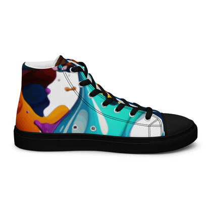 FelinDesign #637 Women's High-Top Canvas Sneakers, New Edition, Comfortable & Stylish - Trendy Casual Shoes for Everyday Looks - FelinDesign