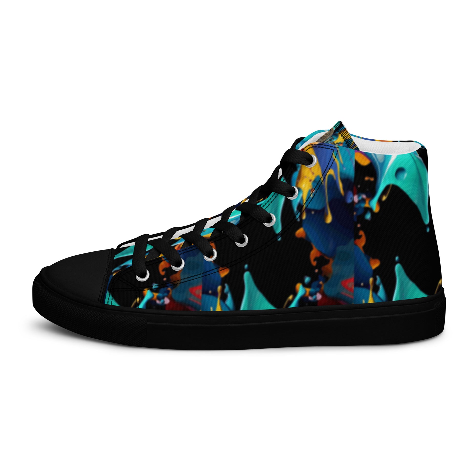Fashionable Sneakers for Women | Comfy & Trendy Women's Canvas High Tops | Casual Sports Shoes | Stylish Footwear 432 - FelinDesign