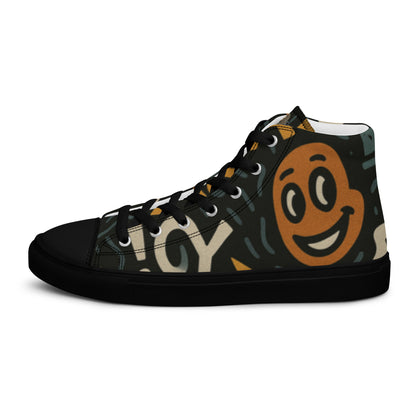 High-Top Fashion Women's Canvas Sneakers | Comfortable & Trendy Casual Shoes for Everyday Wear | Stylish Women's Footwear - FelinDesign