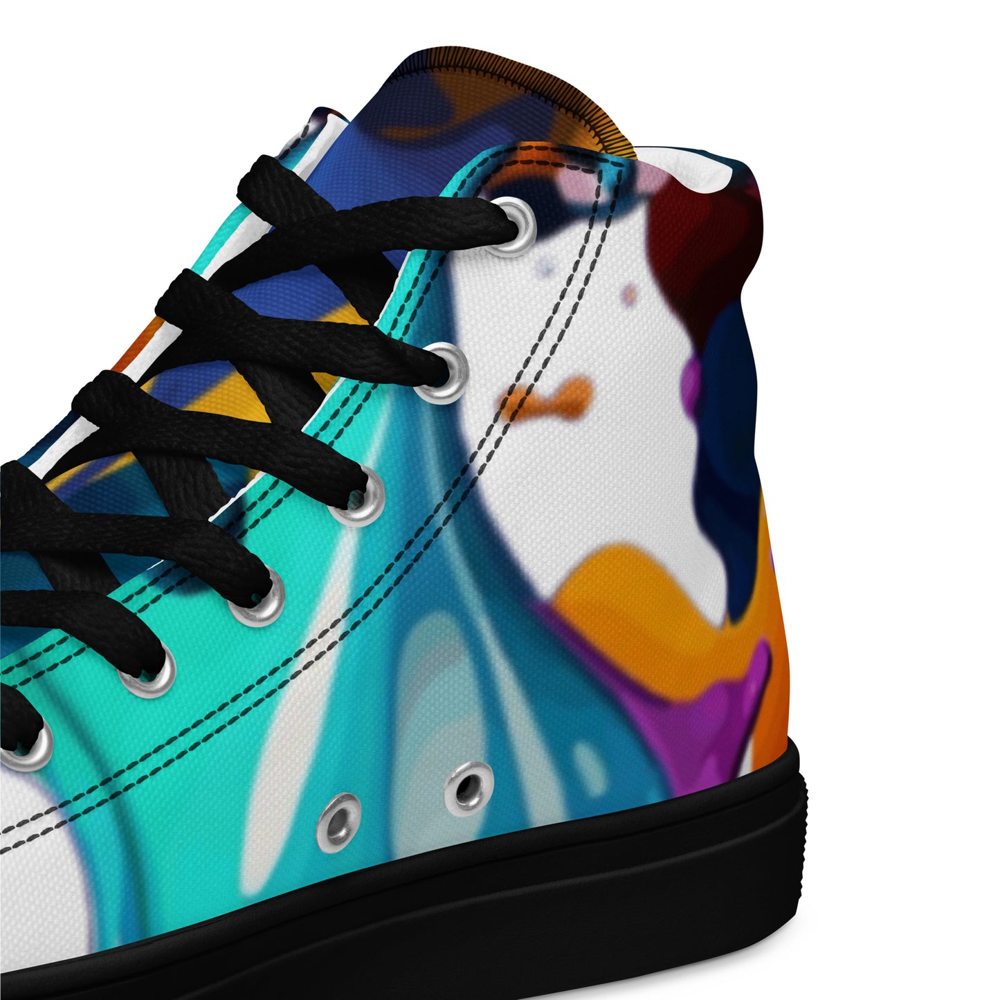 FelinDesign #637 Women's High-Top Canvas Sneakers, New Edition, Comfortable & Stylish - Trendy Casual Shoes for Everyday Looks - FelinDesign