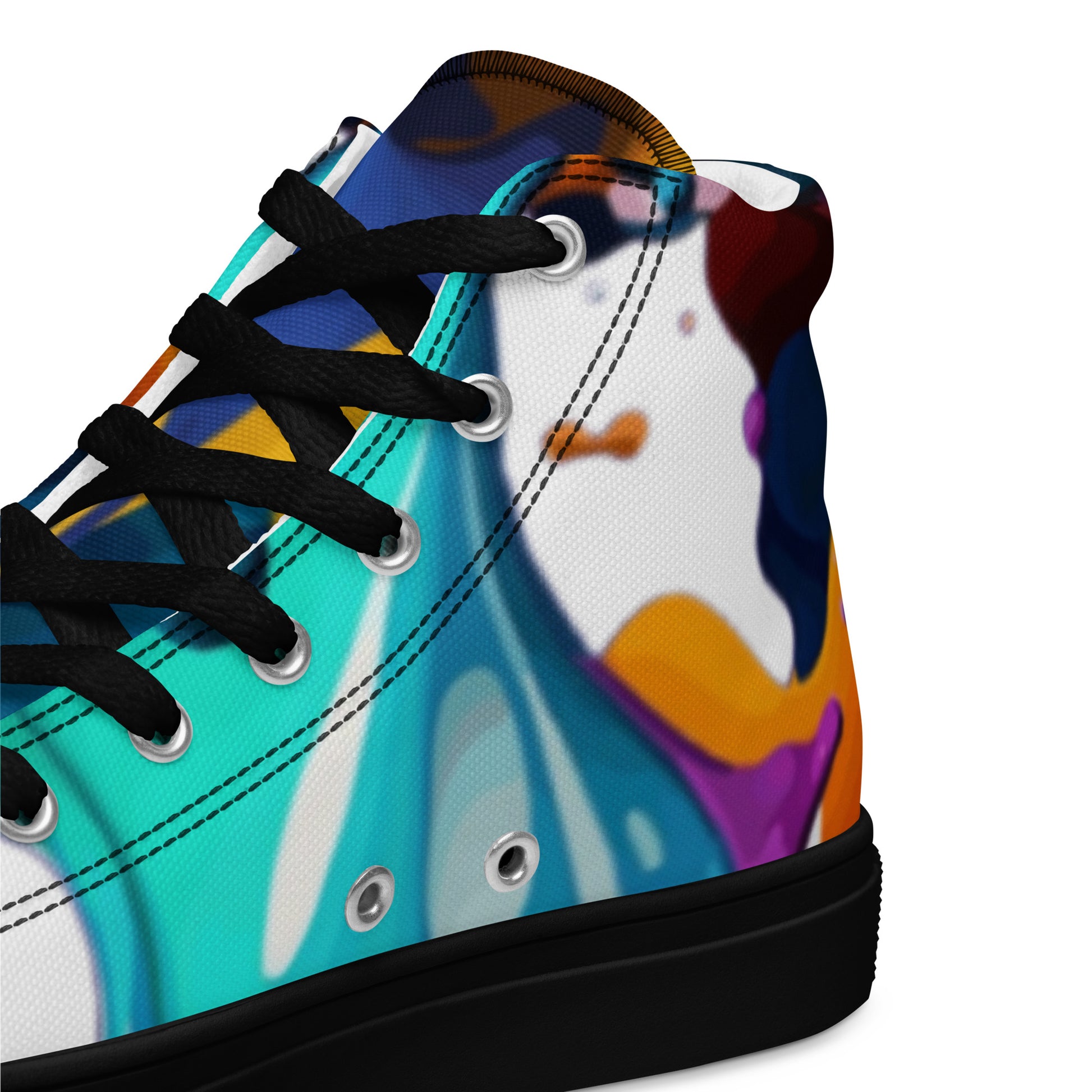 FelinDesign #637 Women's High-Top Canvas Sneakers, New Edition, Comfortable & Stylish - Trendy Casual Shoes for Everyday Looks - FelinDesign