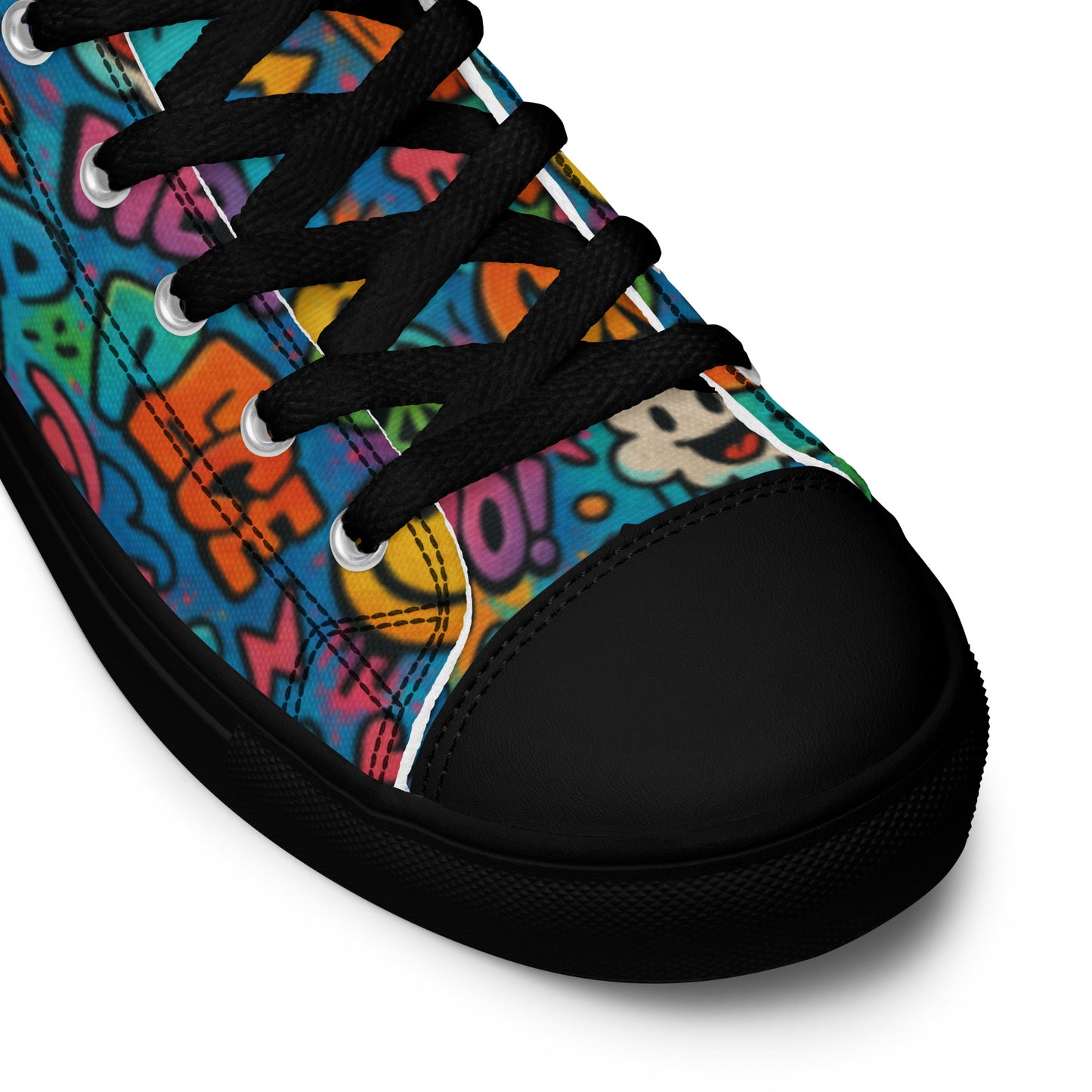Peace 648 Women's High-Top Sneakers | Comfortable Summer Canvas Shoes | Casual & Unique Style for Summer - FelinDesign