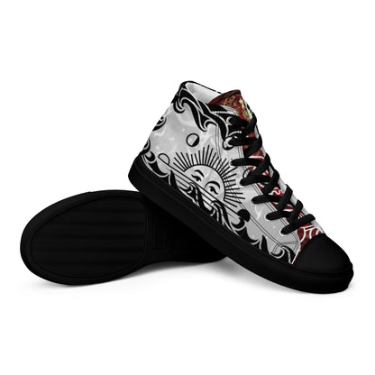 Women’s high top canvas shoes - FelinDesign