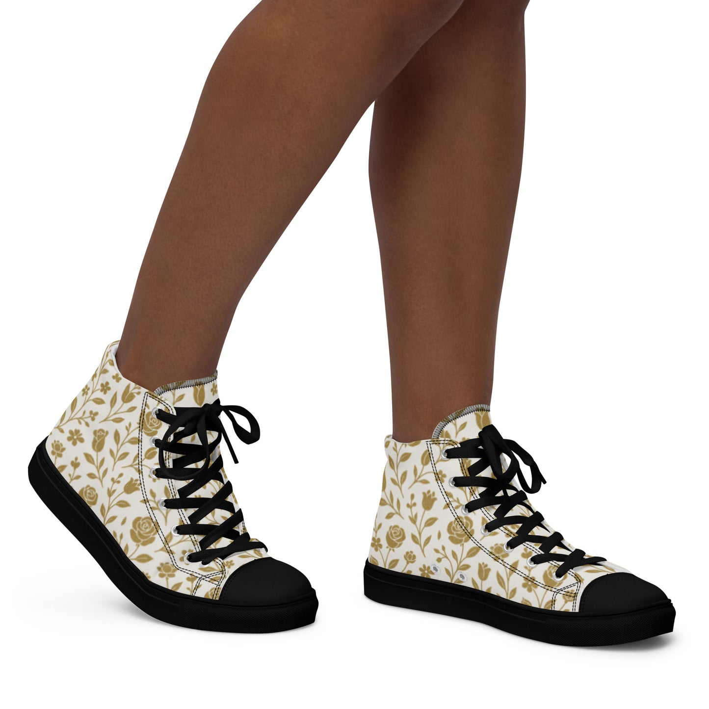 Sneakers Women  FelinDesign Canvas shos High Top Sneakers | Chic Fashion Footwear | Trendy & Comfortable | Size Options Available - FelinDesign