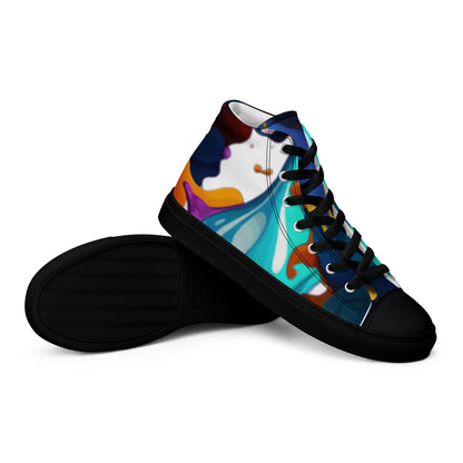 FelinDesign #637 Women's High-Top Canvas Sneakers, New Edition, Comfortable & Stylish - Trendy Casual Shoes for Everyday Looks - FelinDesign