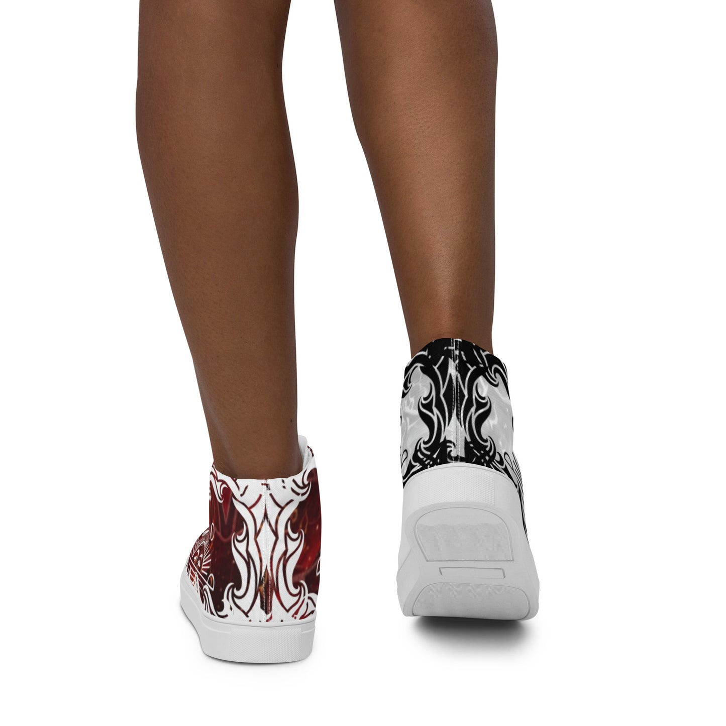 Women’s high top canvas shoes - FelinDesign