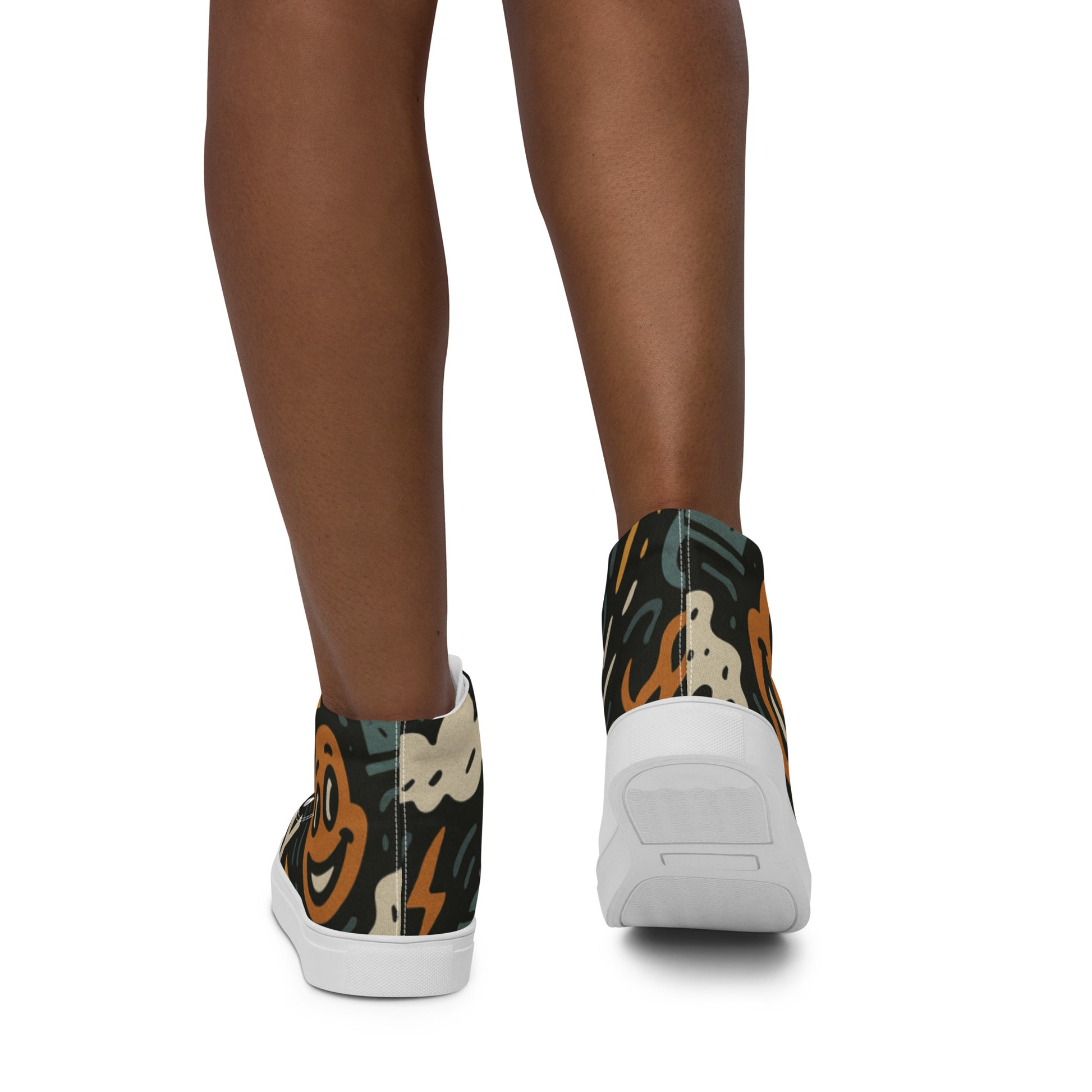 High-Top Fashion Women's Canvas Sneakers | Comfortable & Trendy Casual Shoes for Everyday Wear | Stylish Women's Footwear - FelinDesign