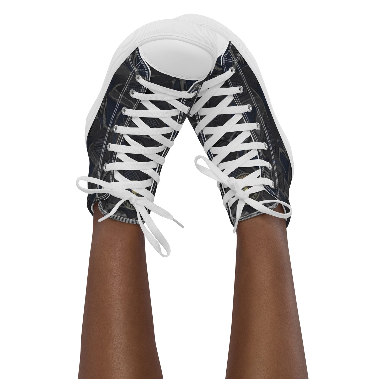 Women’s high top canvas shoes - FelinDesign