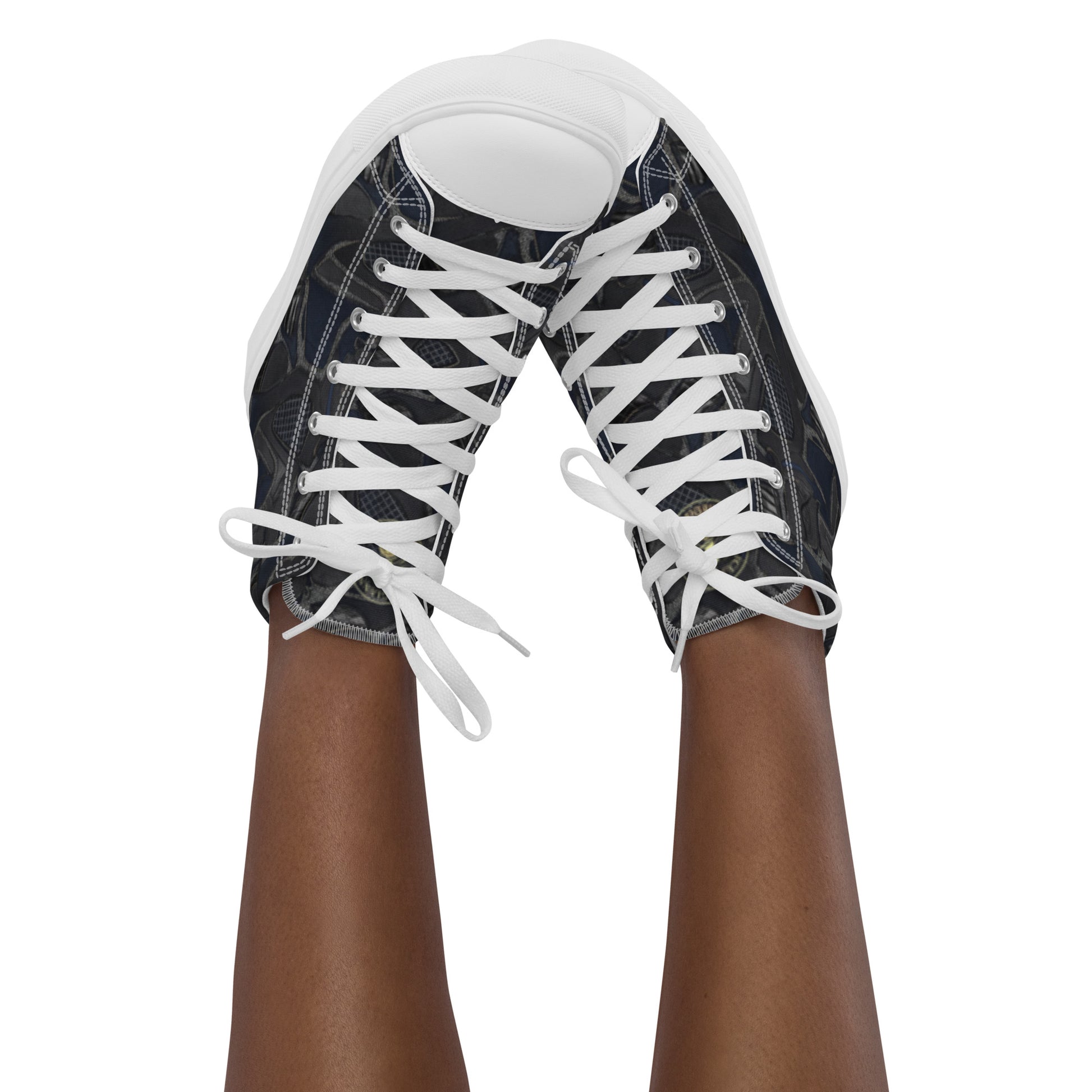 Women’s high top canvas shoes - FelinDesign