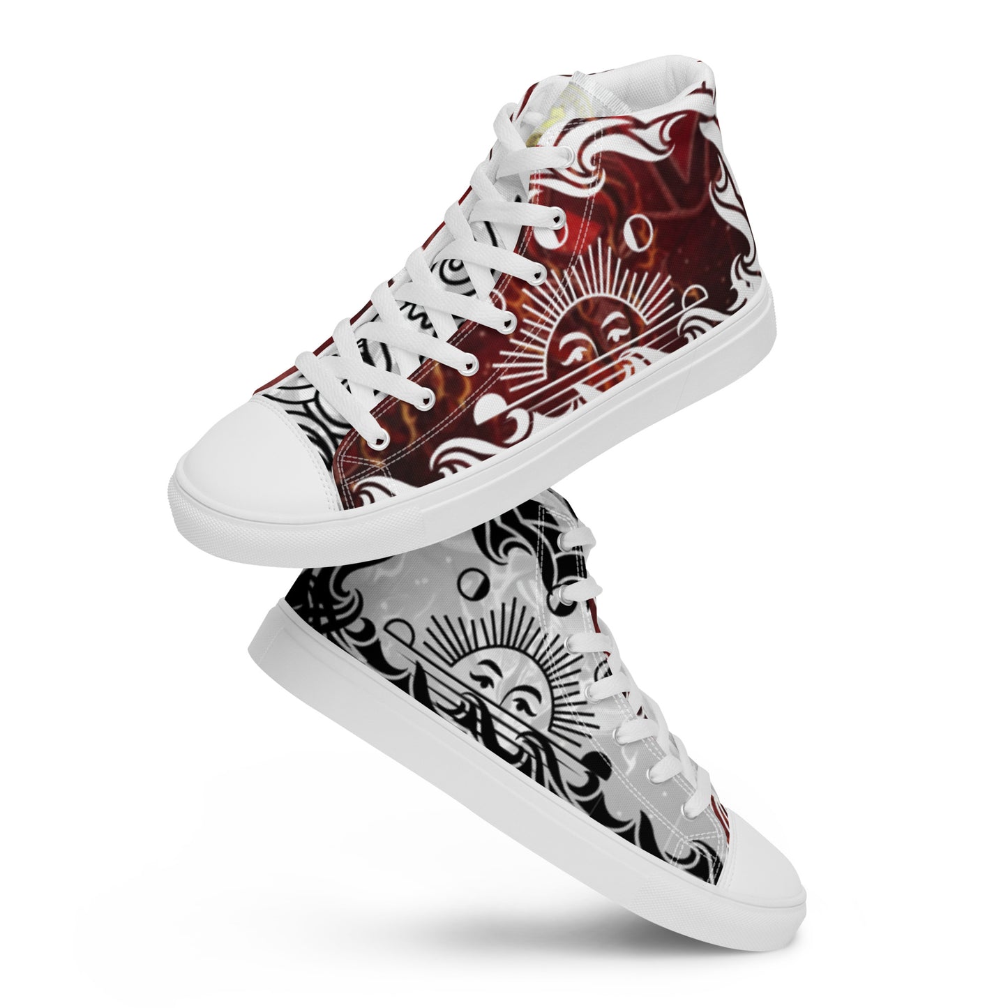 Women’s high top canvas shoes - FelinDesign