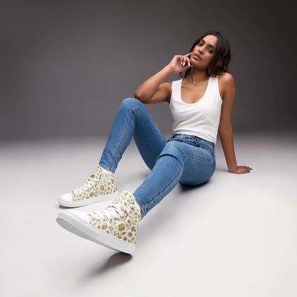 Sneakers Women  FelinDesign Canvas shos High Top Sneakers | Chic Fashion Footwear | Trendy & Comfortable | Size Options Available - FelinDesign