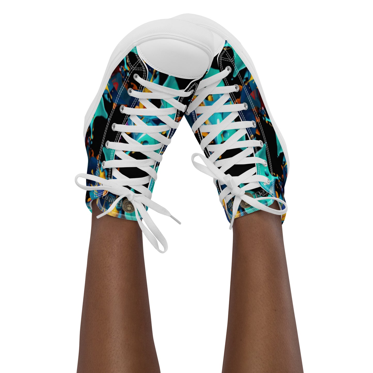 Fashionable Sneakers for Women | Comfy & Trendy Women's Canvas High Tops | Casual Sports Shoes | Stylish Footwear 432 - FelinDesign