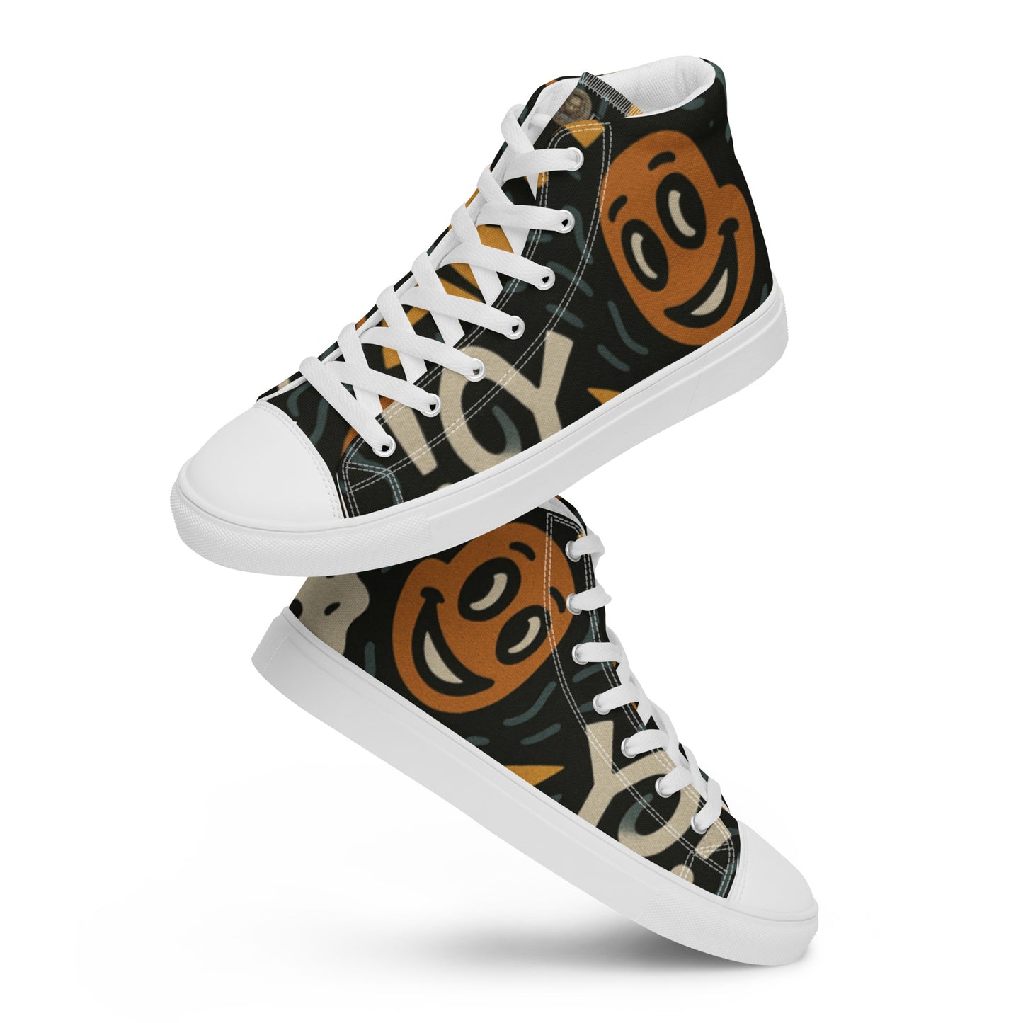 High-Top Fashion Women's Canvas Sneakers | Comfortable & Trendy Casual Shoes for Everyday Wear | Stylish Women's Footwear - FelinDesign