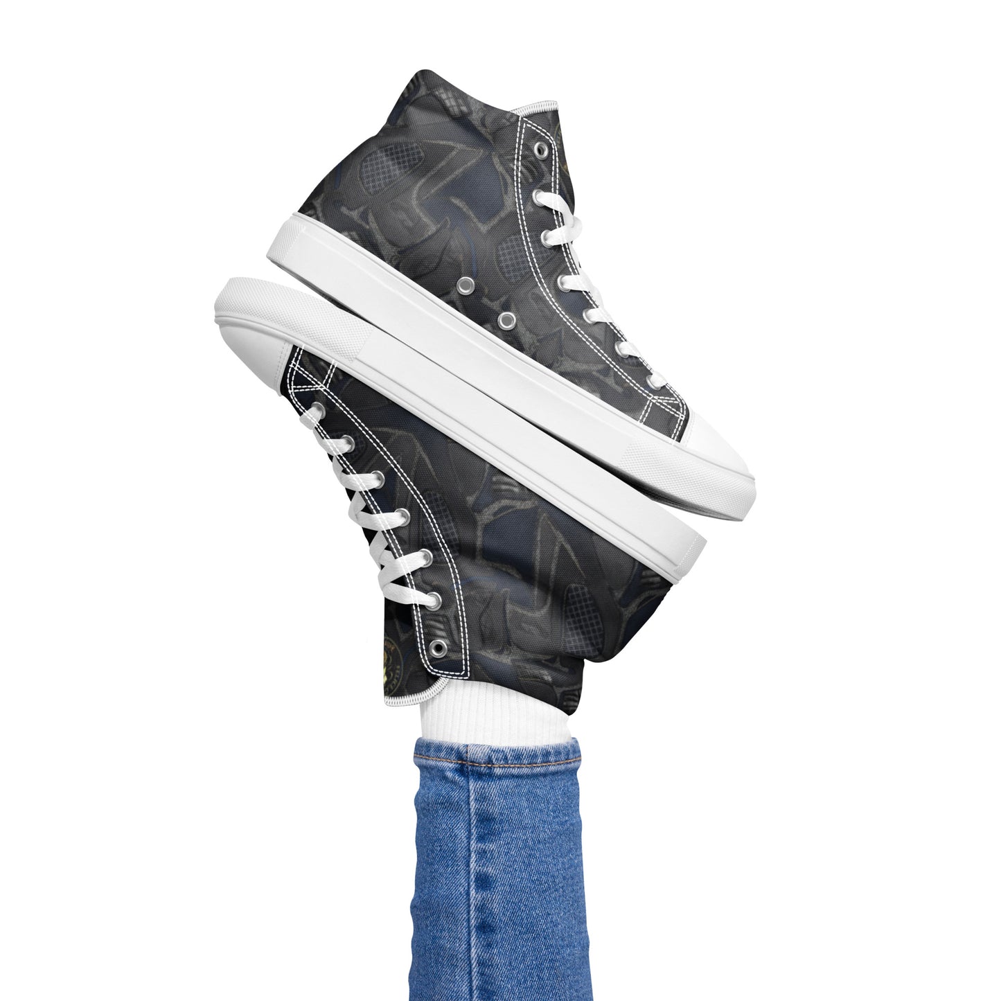 Women’s high top canvas shoes - FelinDesign