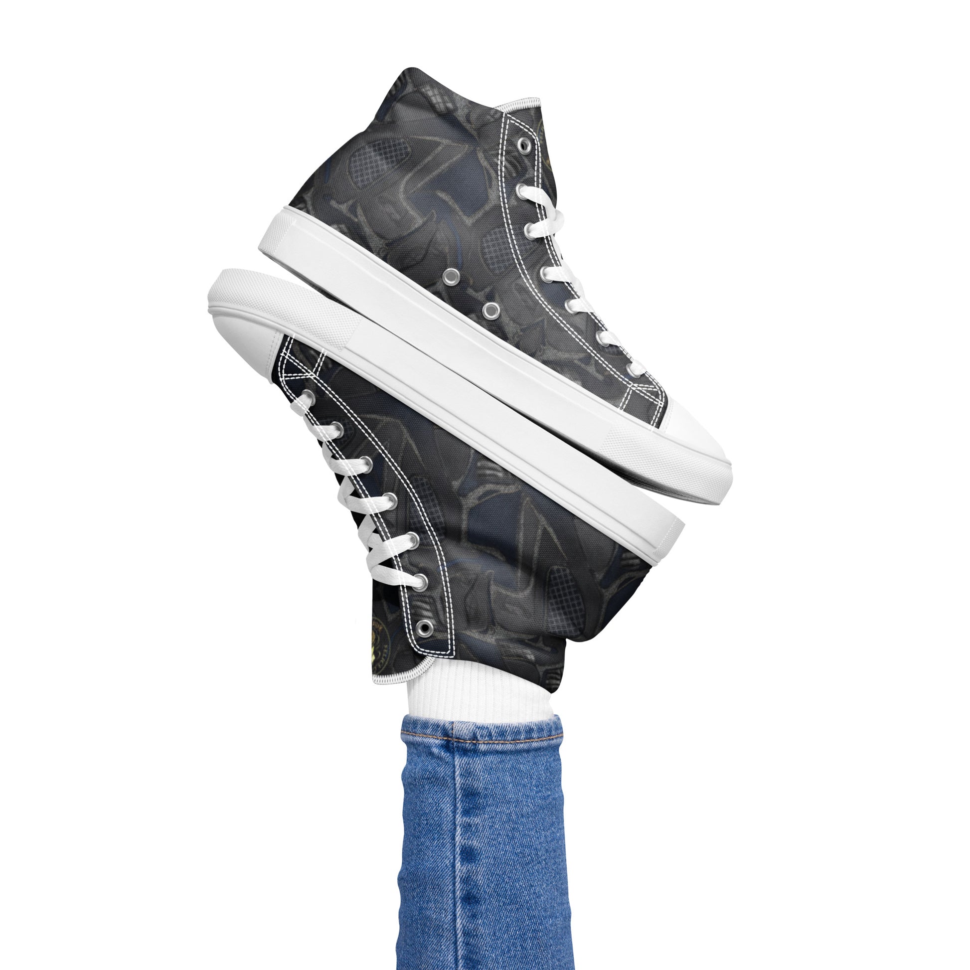 Women’s high top canvas shoes - FelinDesign