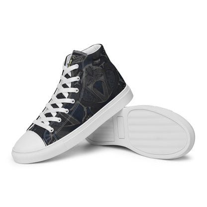 Women’s high top canvas shoes - FelinDesign