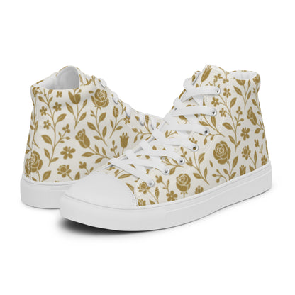 Sneakers Women  FelinDesign Canvas shos High Top Sneakers | Chic Fashion Footwear | Trendy & Comfortable | Size Options Available - FelinDesign