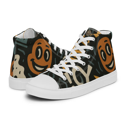 High-Top Fashion Women's Canvas Sneakers | Comfortable & Trendy Casual Shoes for Everyday Wear | Stylish Women's Footwear - FelinDesign