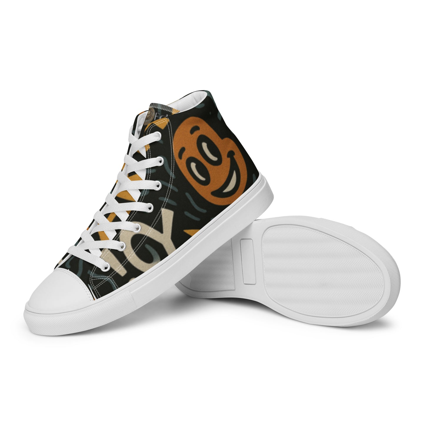 High-Top Fashion Women's Canvas Sneakers | Comfortable & Trendy Casual Shoes for Everyday Wear | Stylish Women's Footwear - FelinDesign